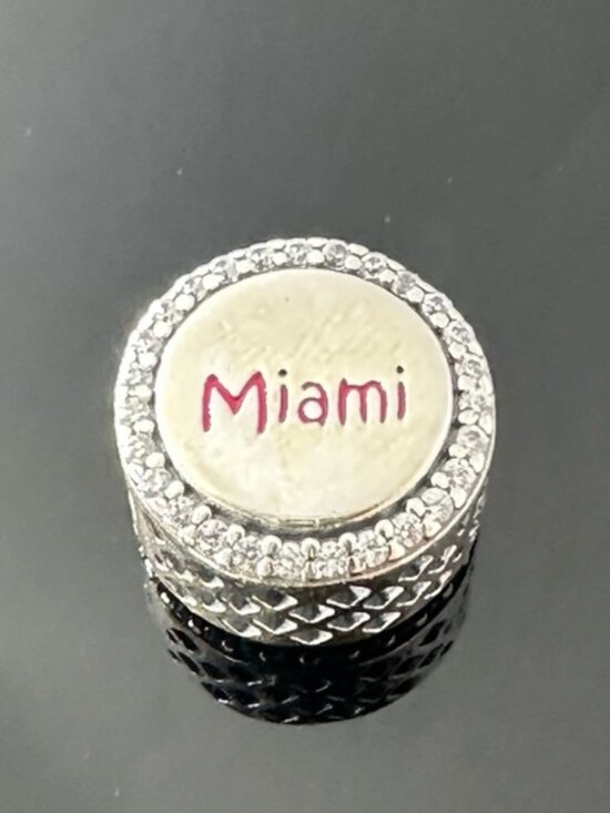 Pandora Miami Florida Charm 925 Ale Silver - Picture 2 of 4
